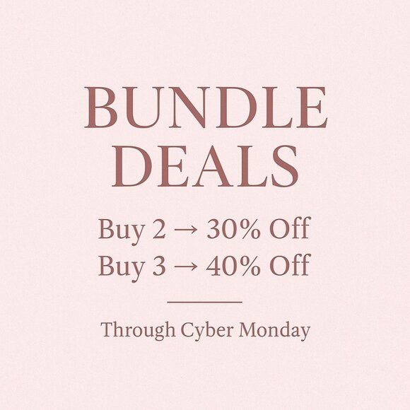 ✨ BUNDLE DISCOUNTS • Black Friday Event ✨ - Picture 1 of 2